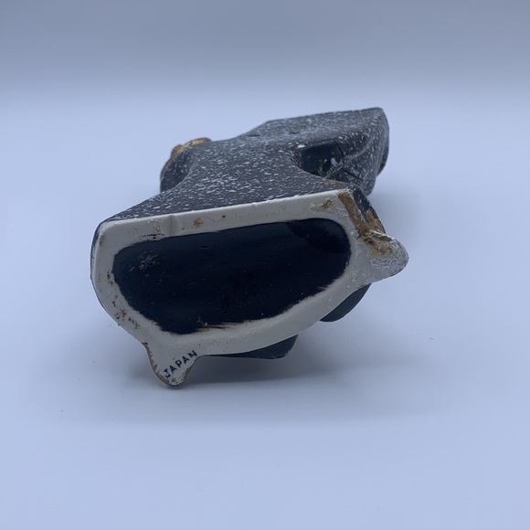 Vintage MCM Japan Boy Theater Mask Wall Pocket Vase Lava Glaze Replacement - Picture 6 of 8